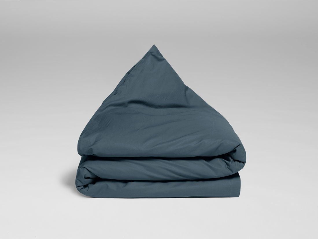 Påslakan för barn percale blue