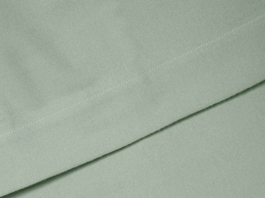 Lakan flanell pale green
