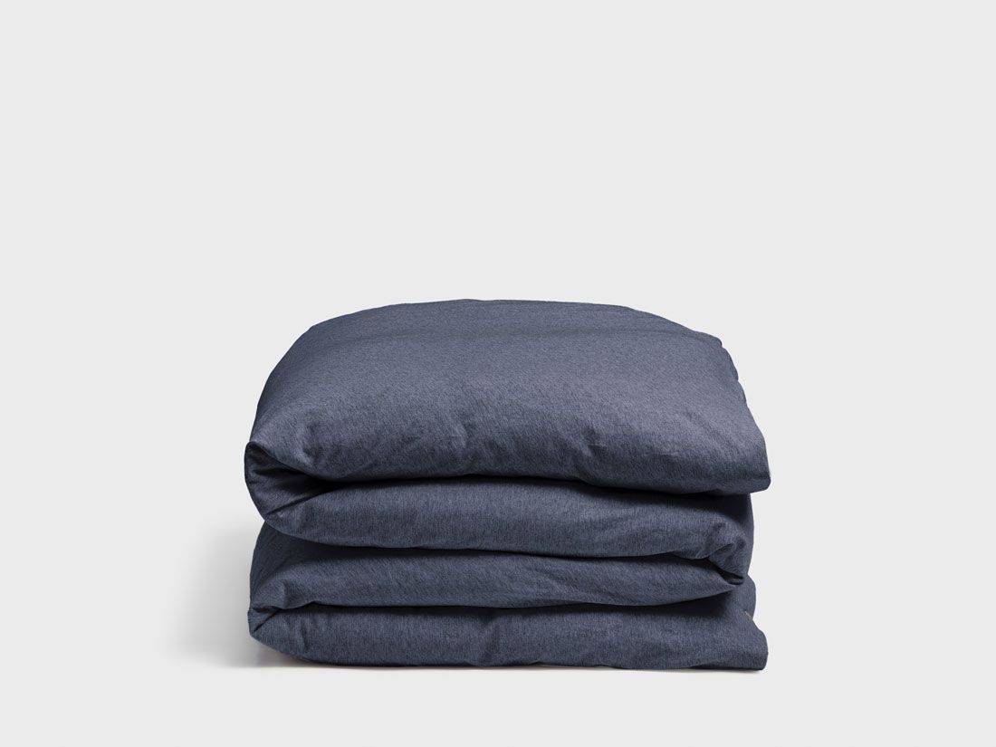 Påslakan för barn jersey indigo blue