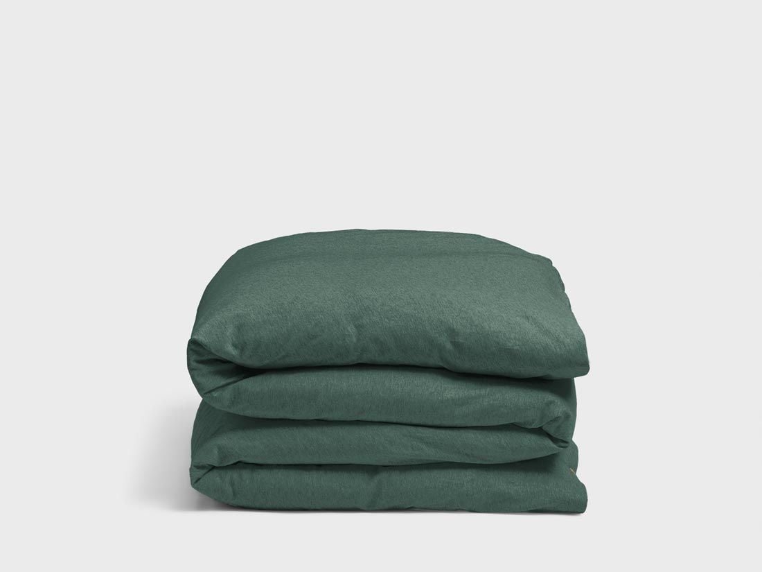 Påslakan för barn jersey pine green