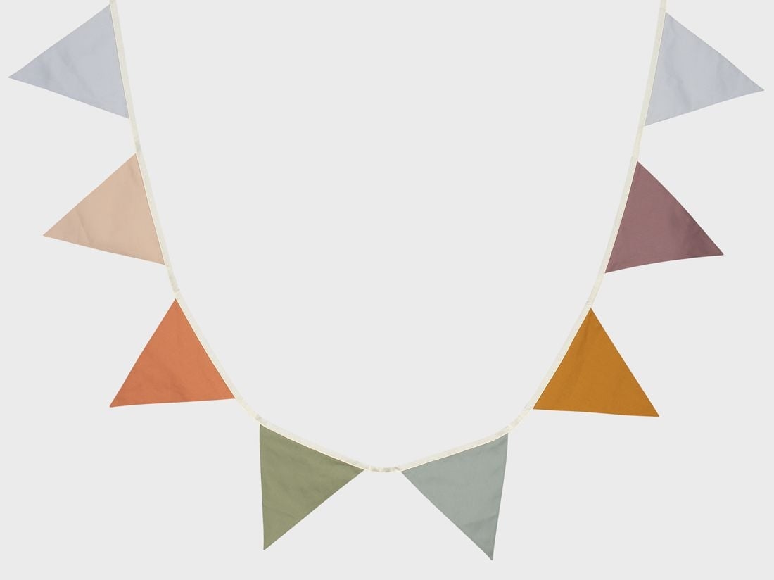Vimpel bomull multicolor 3.6m