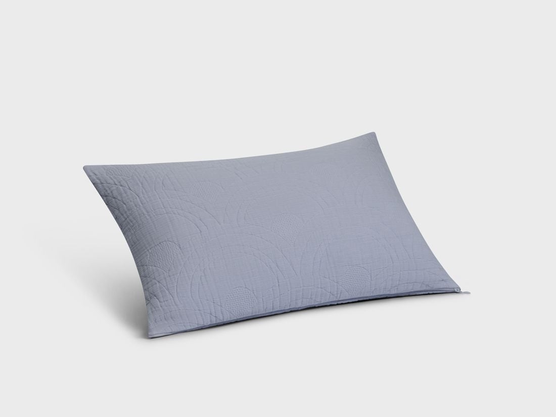 Kuddfodral bomullsmuslin arch lavender blue 40x60
