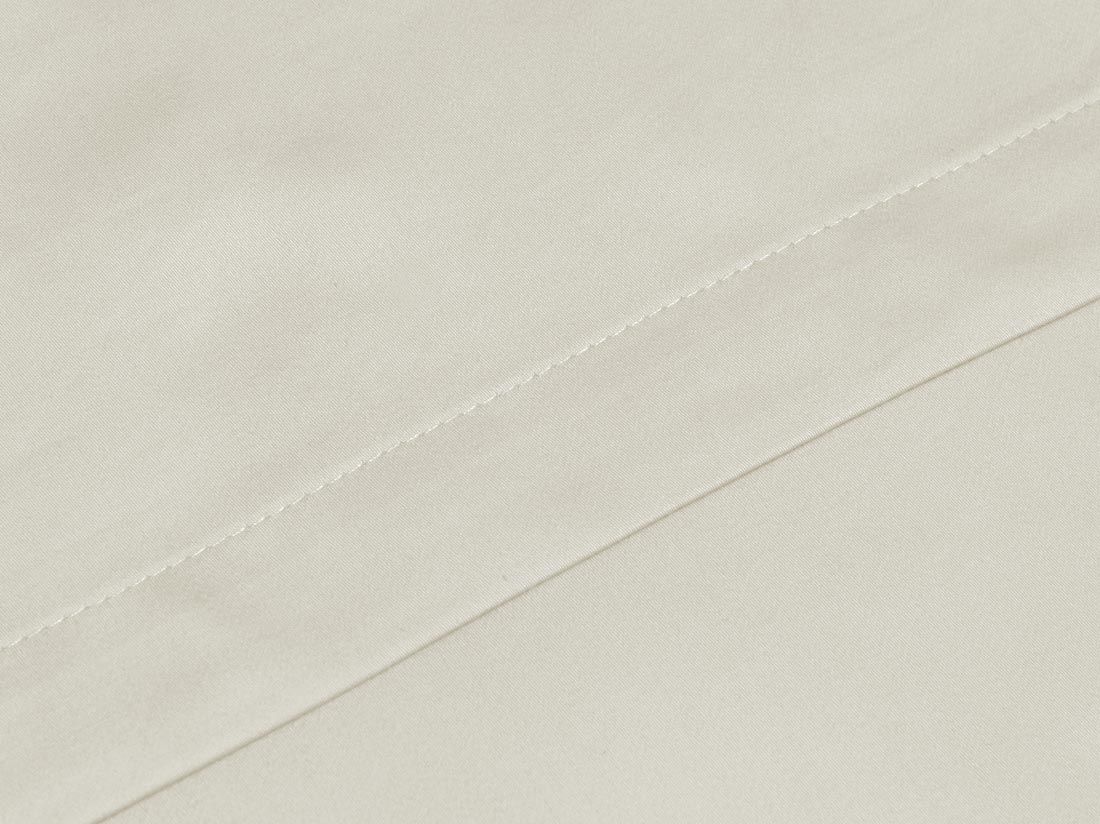 Lakan bomullssatin sandy grey