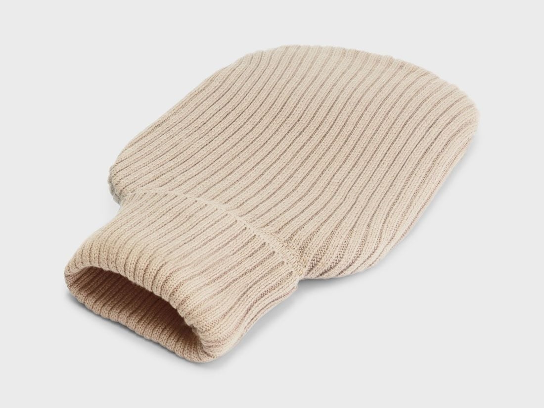 Överdrag till varmvattenflaska i bomull oat melange 36x20