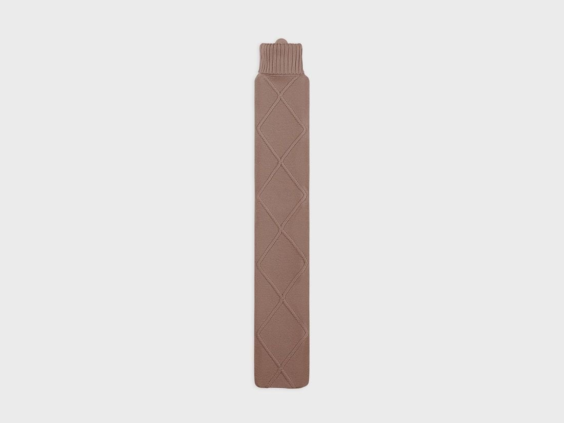 Överdrag till varmvattenflaska i bomull XL cacao brown 78x12