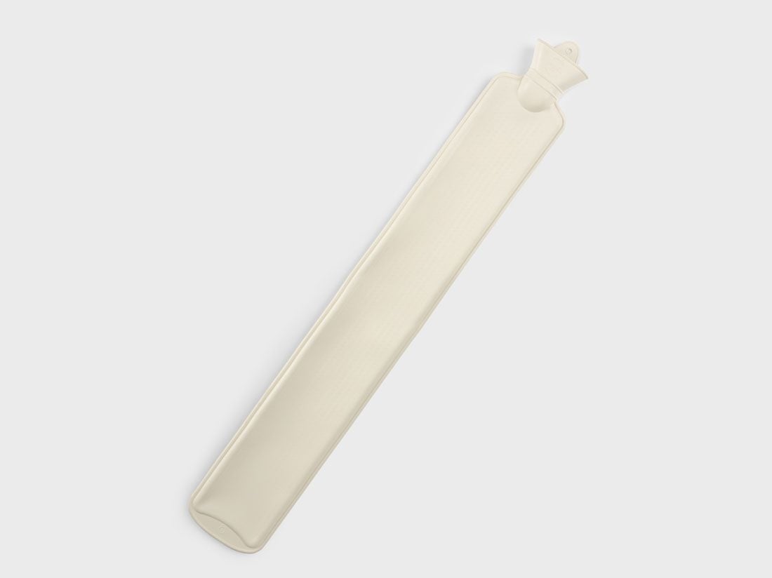 Varmvattenflaska i naturgummi warm white 2,5 L (XL)
