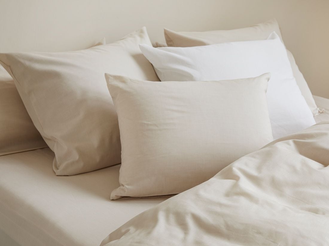 Örngott bomull TENCEL™ latte chambray