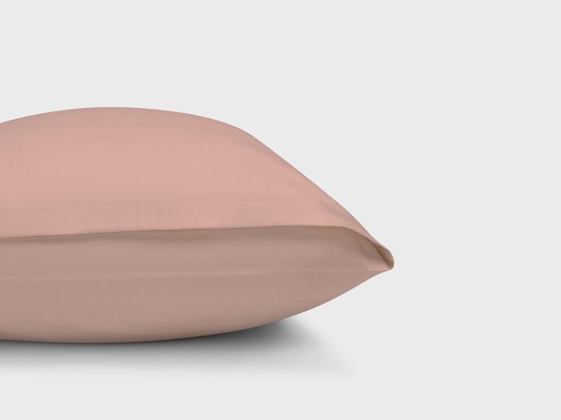 Örngott för sidosovare bomullssatin cosmea pink 37x160