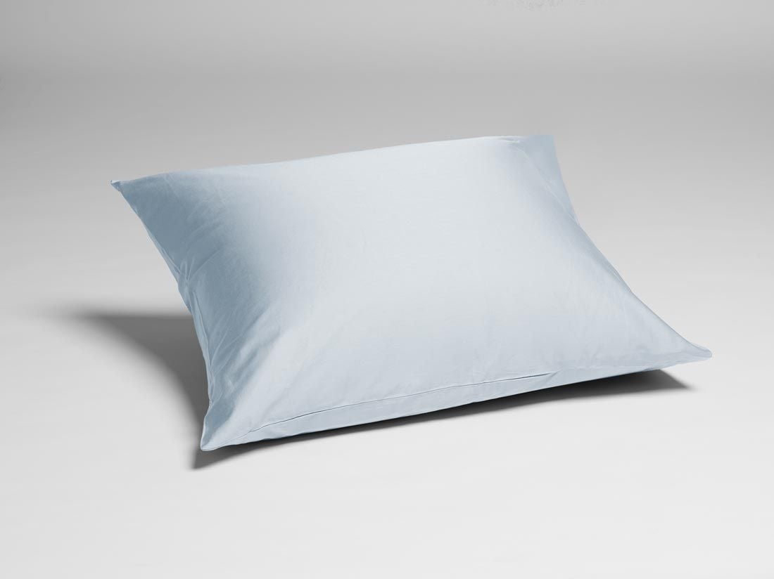 Örngott bomullssatin sky blue