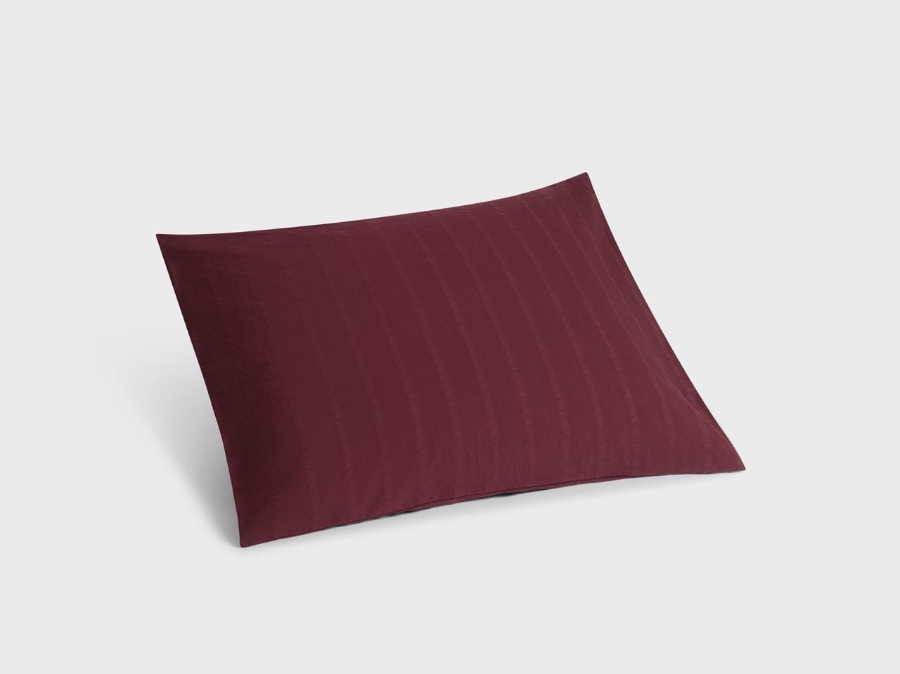 Örngott seersuckerbomull bordeaux