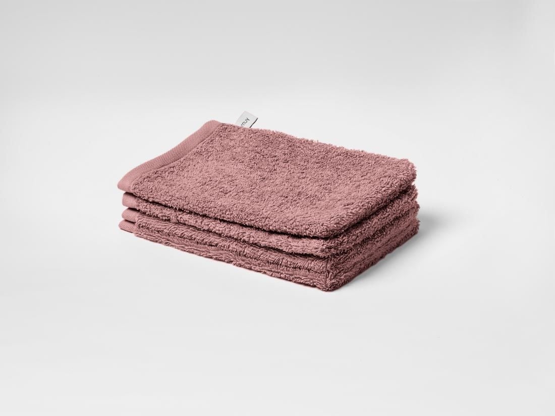 Tvättlappar terry blush rose 15x22 - 4 stycken