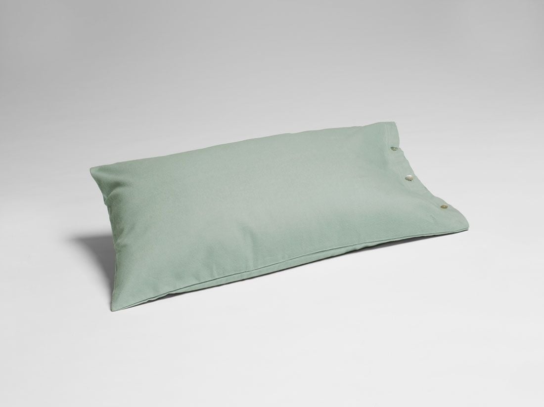 Örngott flanell pale green