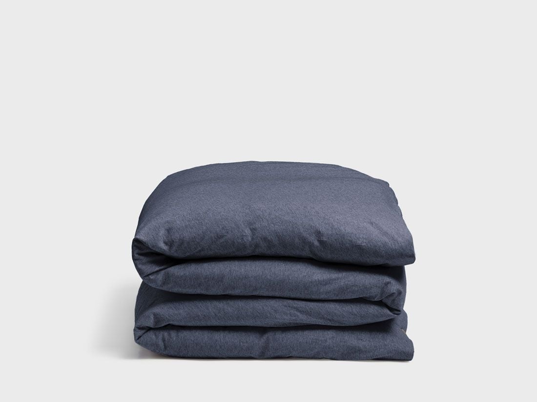Påslakan för barn jersey indigo blue