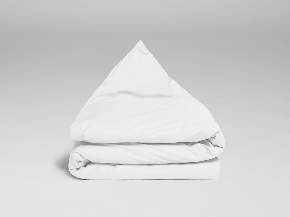 Påslakan för barn percale pure white