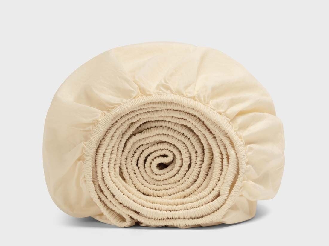 Dra på-lakan för barn bomullspercale butter glow