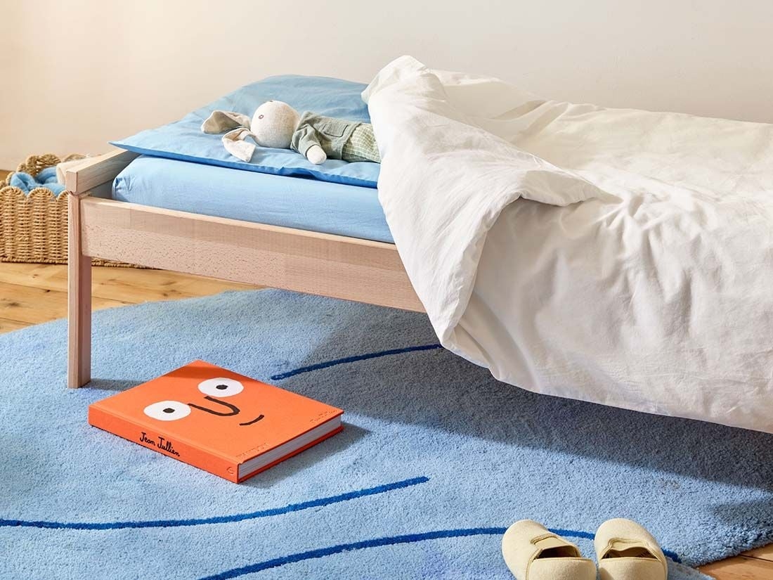 Påslakan för barn bomullspercale blissful white