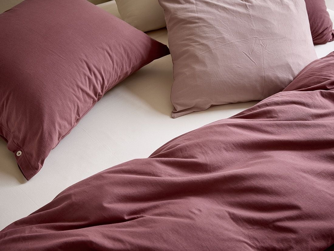 Örngott jersey evening rose