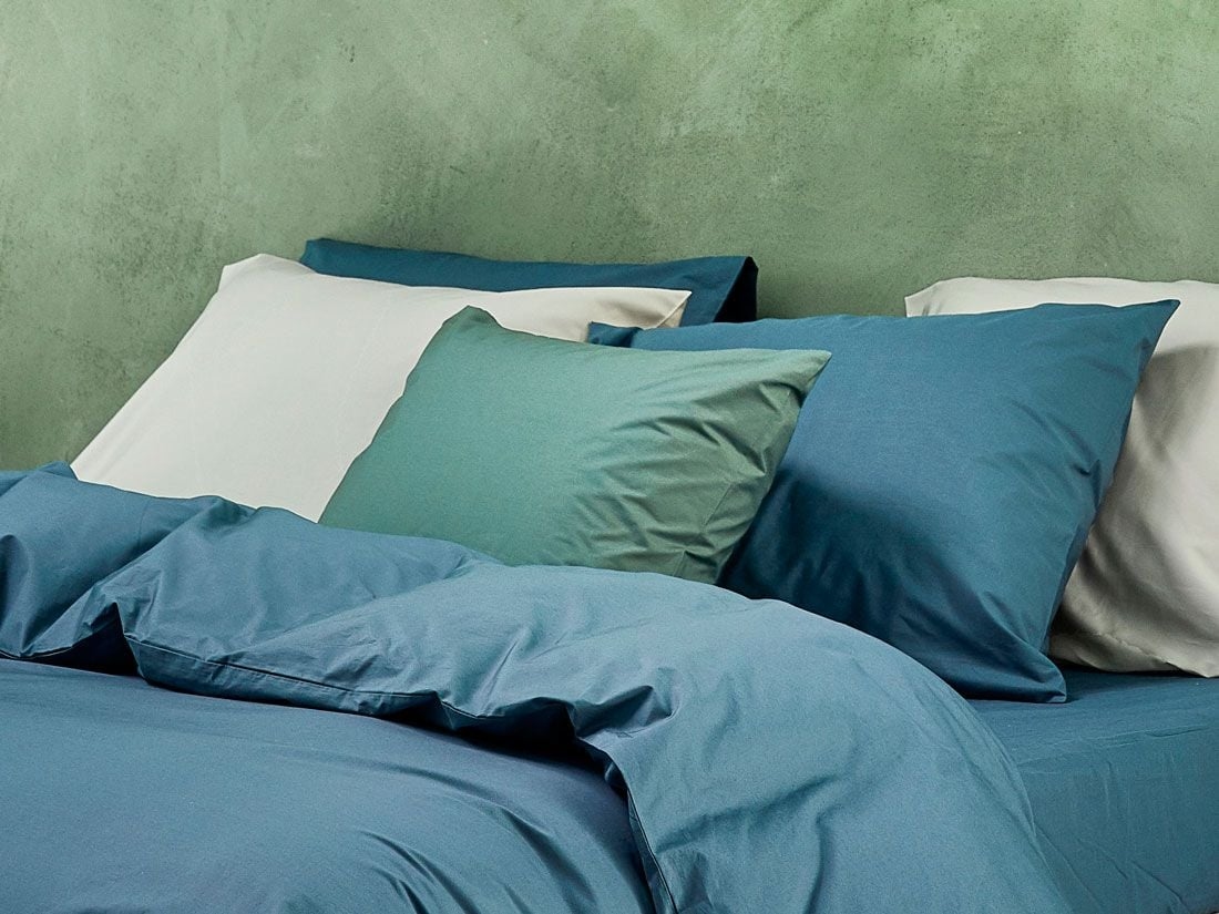 Örngott percale blue