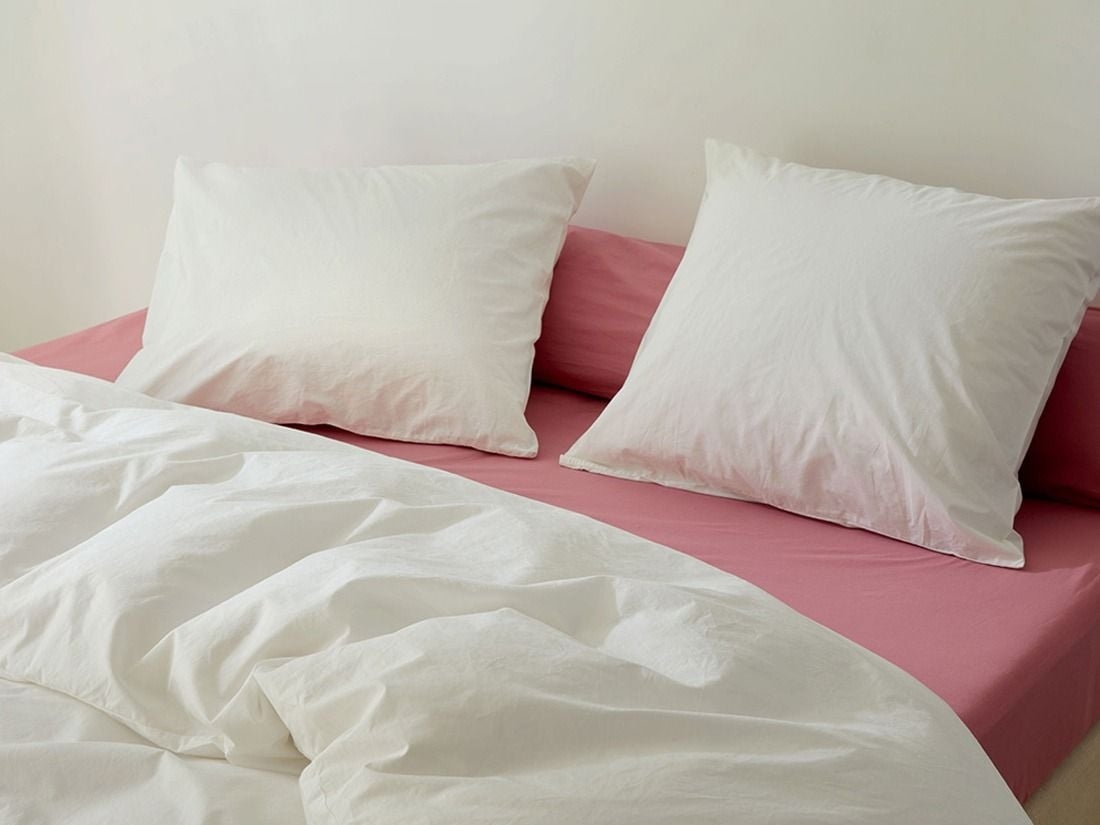 Örngott bomullspercale blissful white