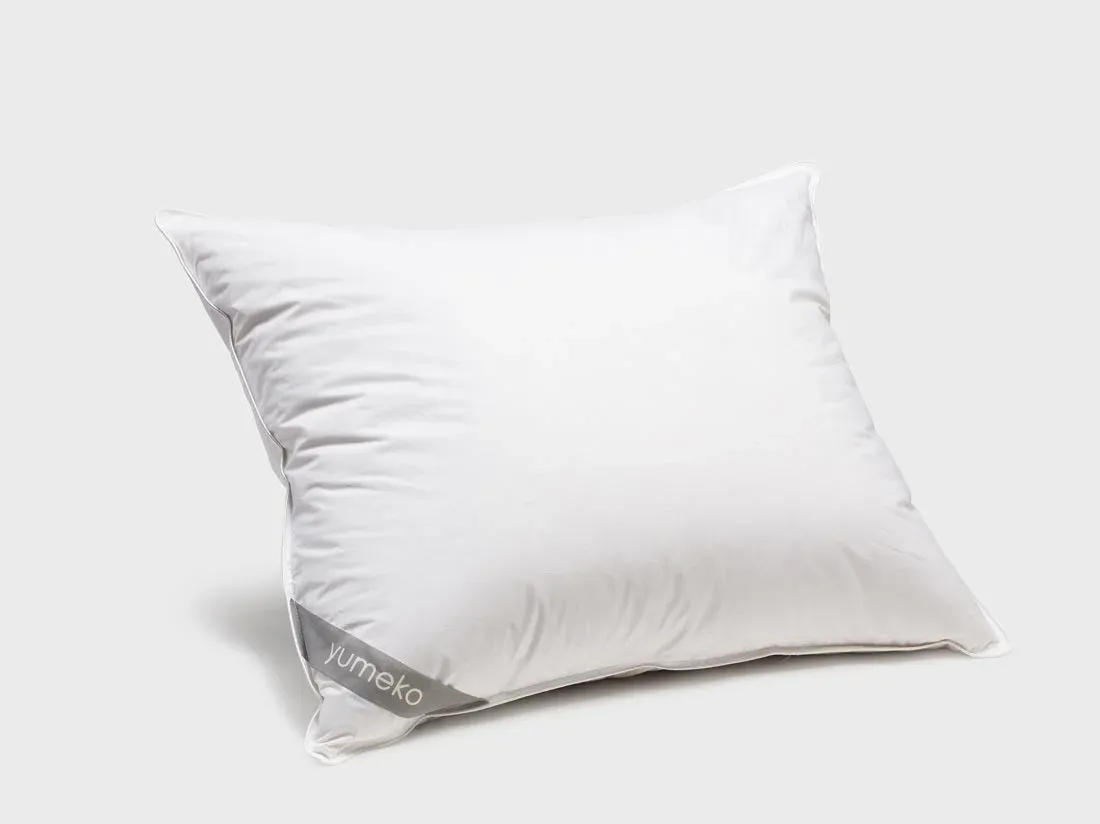 Kudde av återvunnen dun 50x60 medium