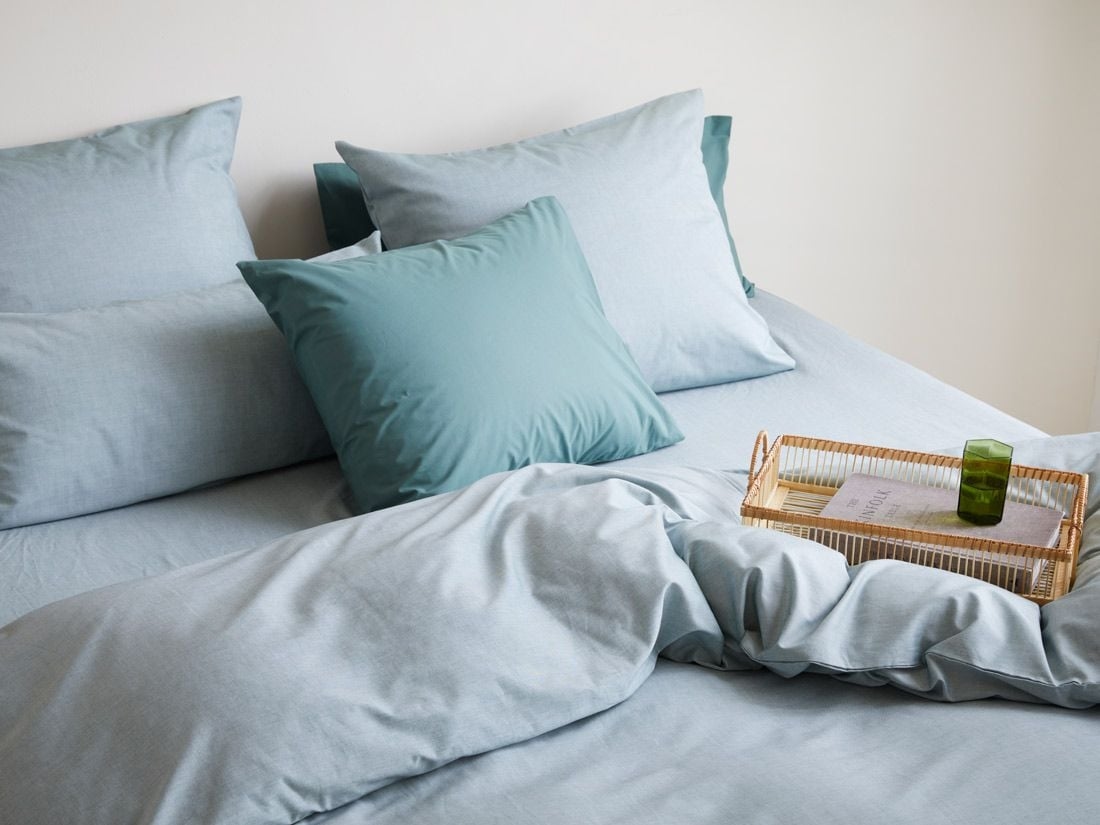 Örngott bomull TENCEL™ green chambray