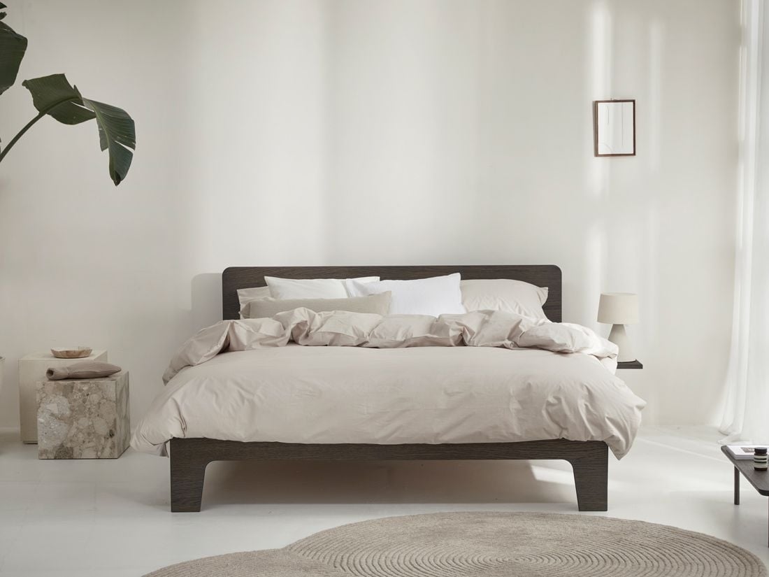 Påslakanset percale white sand