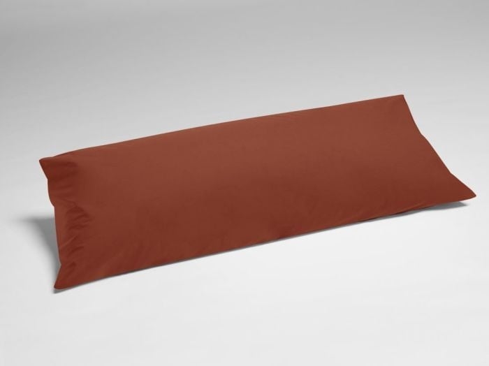 Örngott percale rusty red