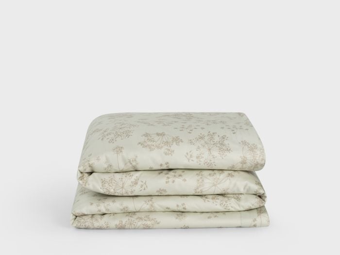 Påslakan för barn bomullssatin natural bloom