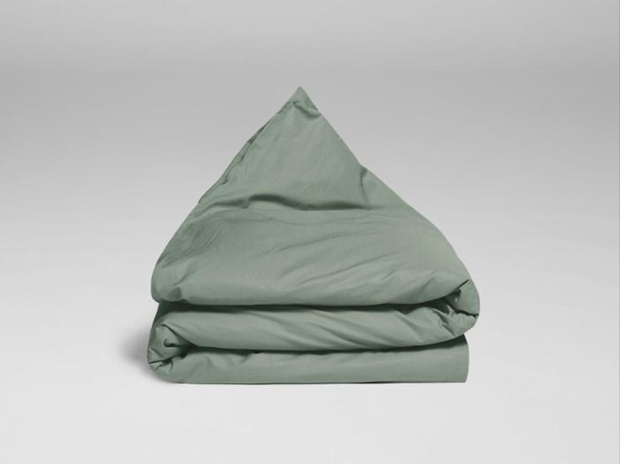 Påslakan för barn percale jade green