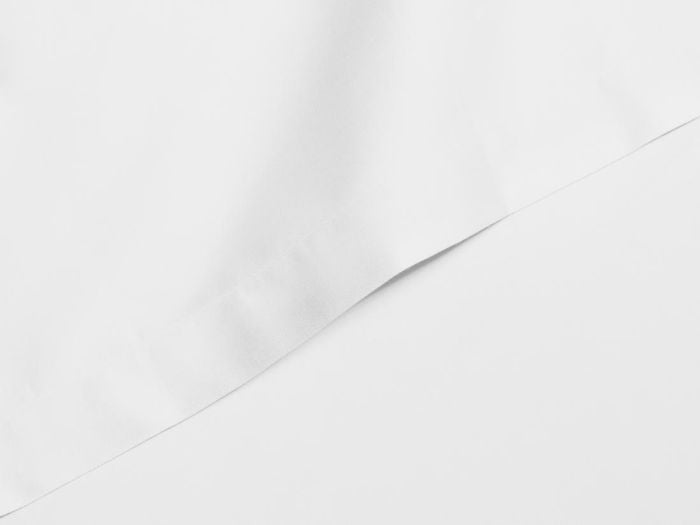 Lakan bomullssatin pure white