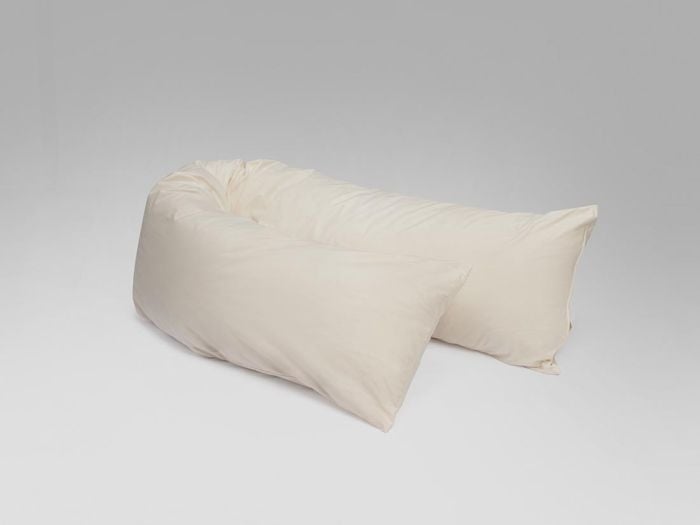 Kudde för sidosovare ull 35x160